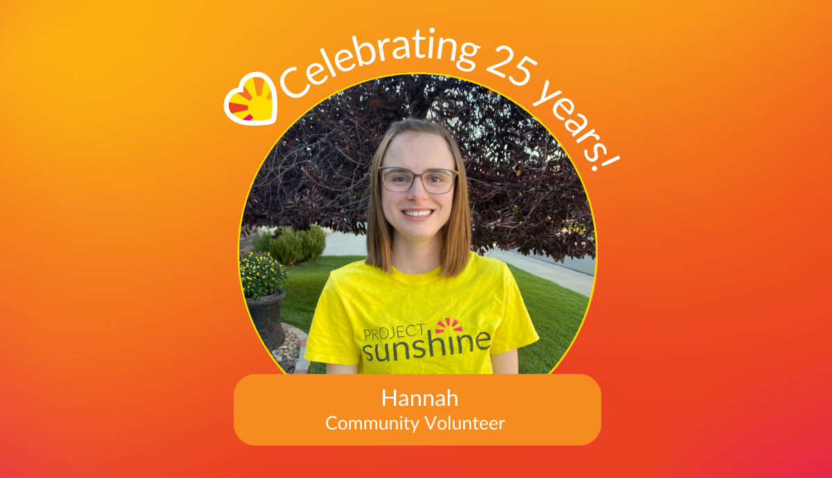 25 Years Blog Series #3: Community Volunteer Hannah