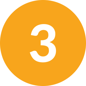 number-three-circle-peach